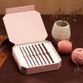 Elegant Knit Pro Deluxe Symfonie Rose gift set, Pack of 8 laminated Birchwood crochet hooks additional 4