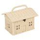 Wicker House Bird Aviary Needlework Sewing Box. additional 1