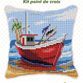 Cross stitch cushion Kit 'Boat' additional 2