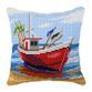 Cross stitch cushion Kit 'Boat' additional 1
