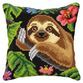 Cross stitch cushion Cover Large Sloth additional 1