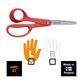 Fiskars Scissors: Classic: Left-Handed Kids Universal: 13cm (F9993) - F1005169 additional 10