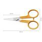 Fiskars Scissors: Classic: Embroidery: Straight: 10cm (F9807) - F1075061 additional 2