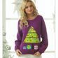 Brett Pattern Christmas Tree Jumper Pattern DK JB189 additional 1