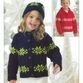 Brett Pattern Kid's Christmas Cardigans DK JB192 additional 1