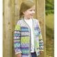Brett Pattern - Colourful Cardigan - DK JB487 additional 1