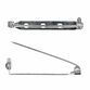 Trimits Brooch Bars - Silver: 38mm: Pack of 2 additional 2