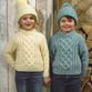 Brett Pattern Aran Hat &amp; Sweater JB626 additional 1