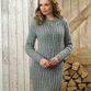 Brett Pattern Aran Sweater/Dress JB625 additional 1
