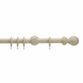 Hallis Honister 28mm French Grey Wooden Curtain Pole additional 1