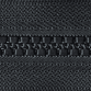 Vislon Heavy Two-Way Open End Zip: 71cm: Black additional 2