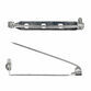 Trimits Brooch Bars - Silver: 38mm: Pack of 2 additional 1