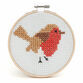 Trimits Cross Stitch Kit with Hoop - Robin additional 2