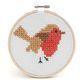 Trimits Cross Stitch Kit with Hoop - Robin additional 2