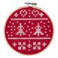 Trimits Cross Stitch Kit with Hoop - Nordic Red additional 2