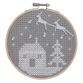 Trimits Cross Stitch Kit with Hoop - Snow Scene additional 2