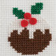 Trimits Cross Stitch Kit Card - Christmas Pudding additional 3