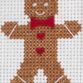 Trimits Cross Stitch Kit Card - Gingerbread Man additional 2