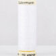 Gutermann White Sew-All Thread: 100m (800) - Pack of 5 additional 1