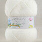 James C. Brett Super Soft Baby DK Yarn - White BB4 (100g) additional 3