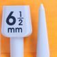Pony Knitting Needles - 30cm x 6.50mm (Pair) additional 1