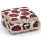 Small sewing basket with red pincushions print additional 1