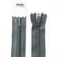YKK Nylon Dress &amp; Skirt Zip - Dark Grey (18cm) additional 2