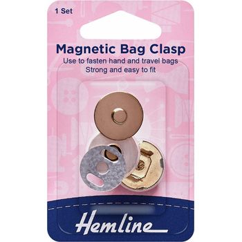 Hemline Magnetic Bag Clasp (18mm)