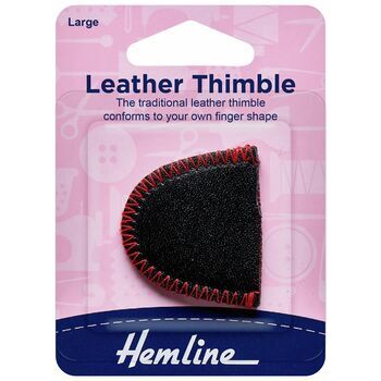 Hemline Leather Thimble - Large