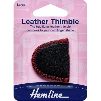 Hemline Leather Thimble - Large