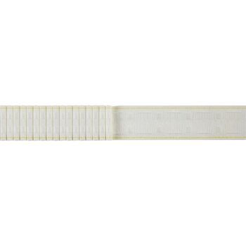 Hallis 50mm (2") Rollspleat White Pencil Pleat Tape: Per Metre