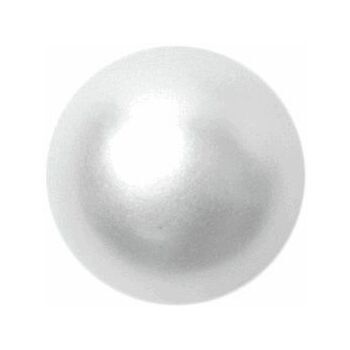 White Pearl Effect Button: 11mm