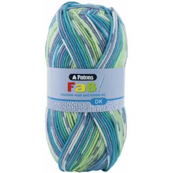 Patons Fab Double Knitting Yarn (100g) - Aqua Colour (Pack of 10)