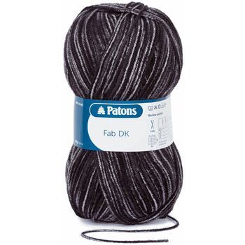 Patons Fab Double Knitting Yarn (100g) - Black Denim (Pack of 10)