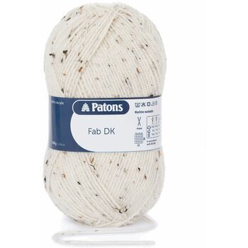 Patons Fab Double Knitting Yarn (100g) - Natural Tweed (Pack of 10)