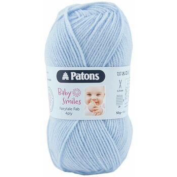 Patons Baby Smiles Fairytale Fab 4 Ply Yarn (50g) - Pale Blue - 10 Pack