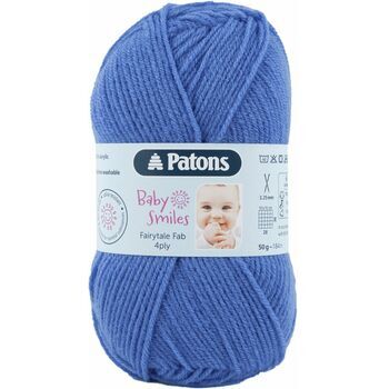 Patons Baby Smiles Fairytale Fab 4 Ply Yarn (50g) - Sky Blue - 10 Pack