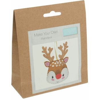 Trimits Christmas Reindeer Felt Sewing Decoration Kit