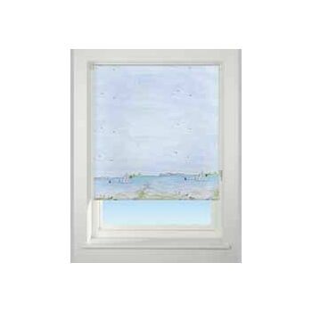 Universal Daylight Patterned Roller Blind: Sea View