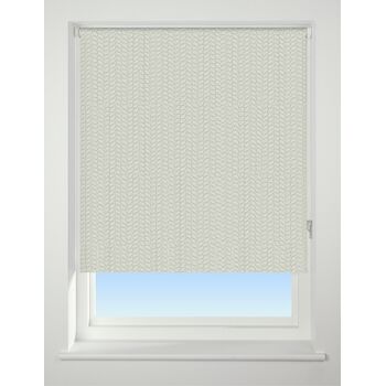 Universal Patterned Roller Blind Knitted Texture Neutral