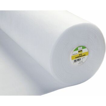 Vilene Thermolam Compressed Sew-In Quilting Fleece - 90cm x 50cm Piece (White)