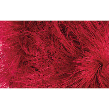 James C Brett H9 Faux Fur Yarn - Red (100g)