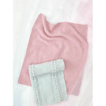 James C Brett JB733 Chunky Knitting Pattern - Baby Blanket