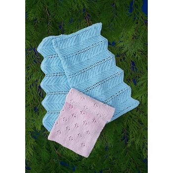 James C Brett JB711 Chunky Knitting Pattern - Baby Blanket