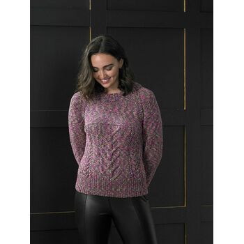 James C Brett JB722 Chunky Knitting Pattern - Ladies Sweater