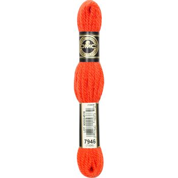 DMC Tapestry Wool: 10 x 8m: Skeins: Poppy (7946)