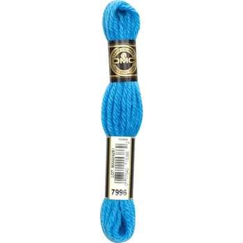 DMC Tapestry Wool: 10 x 8m: Skeins: Electric Blue (7996)
