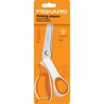 Fiskars Scissors: Pinking Shears: Softgrip™: 24cm - F1070024