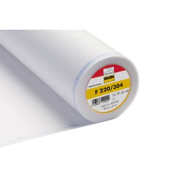 Interlining: Medium: Standard: Iron-on: 25m x 90cm: White