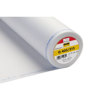 Interlining: Medium: Ultra Soft: Iron-on: 25m x 90cm: White